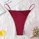 thumbnail image 1 of ZXYOUPING Hielo Seda Sin Costuras T Espalda Invisible G String Mujeres Sexy Cintura Baja Tanga , bikini Talla Grande Panty Lencería Femenina S-XL, 1 of 4