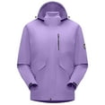 thumbnail image 5 of Wensltd Women Sports Jacket Outdoor Windproof Zipper Hooded Jacket for Cycling Hiking, 5 of 9