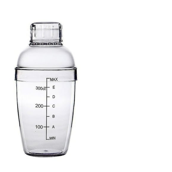 Plastic Cocktail Shaker, Shaker Cup Clear Drink Shaker Bottle Iced Shaker Detachable, 350ml 350ML