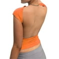 thumbnail image 4 of Qiylii Women Backless Crop Tops Y2k Cut Out T Shirt Sleeveless Vintage Multi Ways Wear Tee 2022 Summer Fashion, 4 of 9