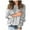 Gray, variant on Clearance under 10.00 LYXSSBYX Long Sleeve Shirts for Women Plus Size Clearance Women's Fashion Color Pullover Round Neck Warm Long Sleeve Sweater