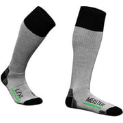 Meister Performance Wool Blend Over-The-Calf Socks - Warm, Dry  Comfortable - Heather Gray