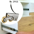 thumbnail image 6 of deevoka 2x Sliding Patio Door Roller Assembly Replacement Professional for Closet Doors Hardware Multifunctional Silent Copper Wheel Double Concave Wheel, 6 of 9