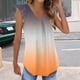 thumbnail image 2 of Gibobby Casual Playera de Manga Corta para Mujer Camisetas sin mangas para mujer Camisetas sueltas verano con volantes Camisas sin mangas plisadas(Gris,CH), 2 of 4