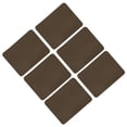 thumbnail image 1 of Uxcell 6 Pcs Iron on Patches Fabric Repair Patches for Clothes Brown, 1 of 6