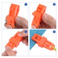 thumbnail image 4 of Unique Bargains 7mm Snap Serrer Coulissant Verrouillage Poignée Store Pince Bâche Clips Orange 12 Pack, 4 of 5