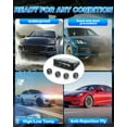 thumbnail image 6 of Tire Pressure Monitoring System,4 External Sensors Wireless Solar TPMS Tire Pressure Monitor System Real Time Pressure and Temperature Alarm for Trailer RV Car Truck, 6 of 8