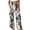 Khaki 01, variant on Womens Wide Leg Pants Graphic Printed Elastic Waist Drawstring Loose Fit Summer Beach Vacation Trousers with Pockets