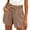 Brown, variant on Wide Leg Shorts for Women Summer Casual Lightweight Elastic High Waist Loose Fit Beach Shorts with Pockets