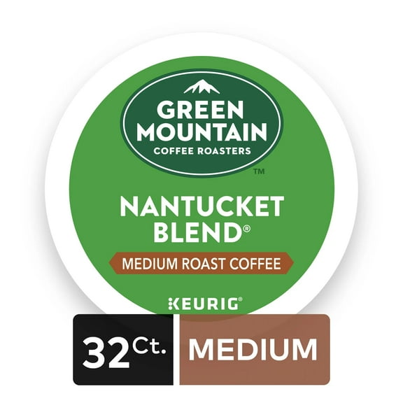 Green Mountain Coffee Nantucket Blend K-Cup Pods, Medium Roast, 32 Count for  Brewers