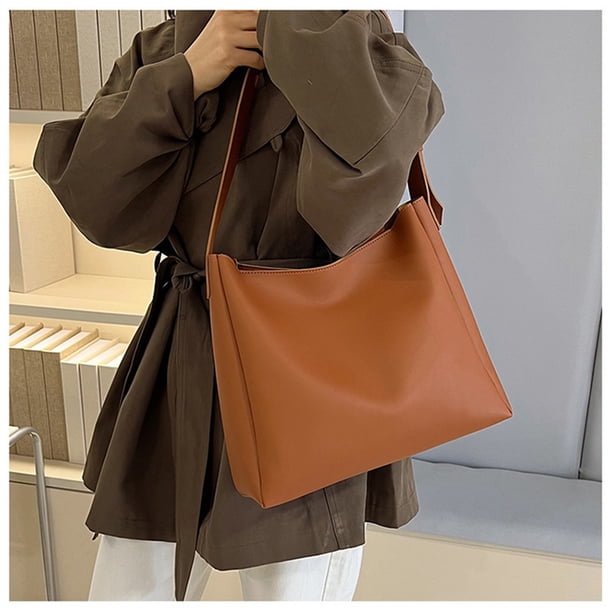 Women's 2-Piece PU Leather Bag Set - Stylish Tote & Shoulder Bag