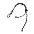 thumbnail image 4 of jinwen Diving Rope Snorkeling Long Hair Wrapper Hair Band Handmade Scuba Wrapper Black, 4 of 9