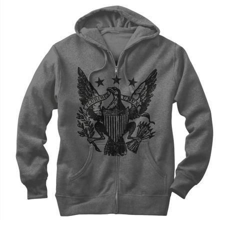 Eagle Graphic Hoodie - Men's E Pluribus Unum America Eagle Zip Up Hoodie