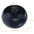 thumbnail image 4 of Smooth Maneuverability With 4pcs 5 Inch Deck Wheels For LT1042 LT1045, 4 of 8