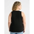 thumbnail image 3 of Terra & Sky Women’s Plus Ribbed Tank Top, Sizes 0X-5X, 3 of 5