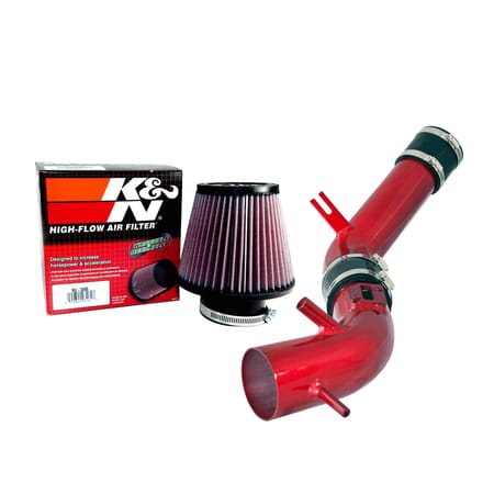 Cold Air Intake Ford Escape K&N Air Filter + CPT Cold Air Intake (Red) - 10- 12 Ford Fusion 2.5L 4cyl CPT-841-R ()