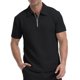 thumbnail image 1 of pstuiky camisetas para hombre, Camisa de manga corta con cuello vuelto y brillante para hombre camisetas de hombre m, 1 of 8