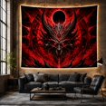 thumbnail image 6 of Menacing Draconic Entity Against Dark Eclipse Background, Spooky Gothic Fantasy for Dark Art Fans, Mystical Occult Home Decor, Halloween Gift Tapestry Wall Hanging for Bedroom and Gaming Room, 6 of 7