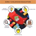 thumbnail image 2 of Tablero ocupado, tablero de actividades para niños pequeños, tablero sensorial de habilidades básicas, aprender a mejorar las habilidades motoras finas, juguetes educativos BANYUO Hogar, 2 of 5