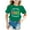 Green, variant on LUOGENLI Crop Tops for Girls 12-14 Kids' Back to School Graphic Short Sleeve Round Neck Tee Bright & Comfortable for Boys & Girls Crop Tops for Girls Pink 10-11 Years