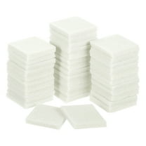 Furniture Pads, 36Pcs 1.25" - Square Self Adhesive Felt Furniture Pads, Floor Protectors for Furniture Feet Chairs Legs Hardwood Floors (Beige)