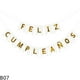 thumbnail image 2 of Decoraciones para niñas Macaron Feliz Cumpleaños Bunting Banner con ganchos Cinta, 2 of 11