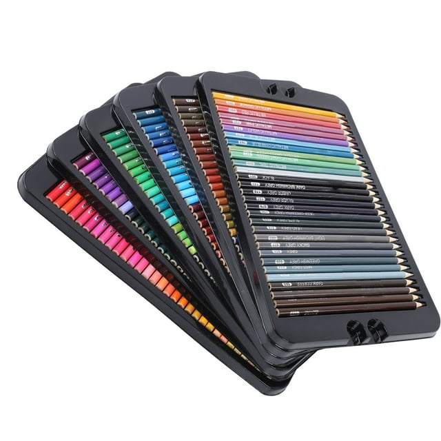 Professional Colored Pencil, With Case Portable Colored Pencils, For Drawing Kids