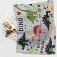 thumbnail image 6 of Sigee Cute Dinosaurs for Pet Blanket for Dog Cat Puppy Blanket Cat Blankets for Small and Medium Pets-Large, 6 of 8