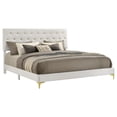 thumbnail image 3 of Kendall Upholstered Eastern King Panel Bed White, 3 of 9
