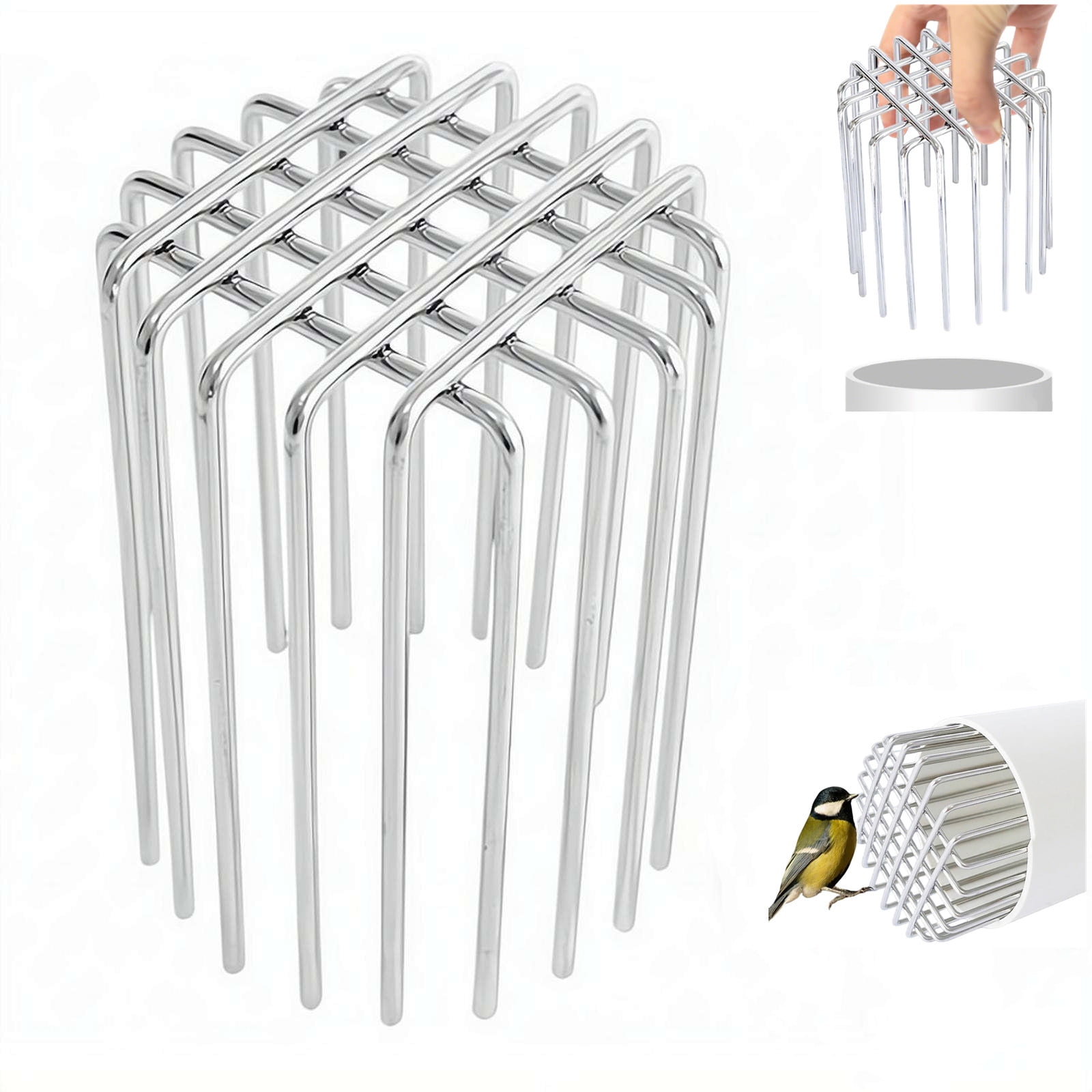 Stainless Steel Sewer Filter Downspout Gutter Guard Adjustable Gutter Guard Drain Cover to Prevent Debris Accumulation and Keep Pipes Clear Outdoor Balcony Drainage