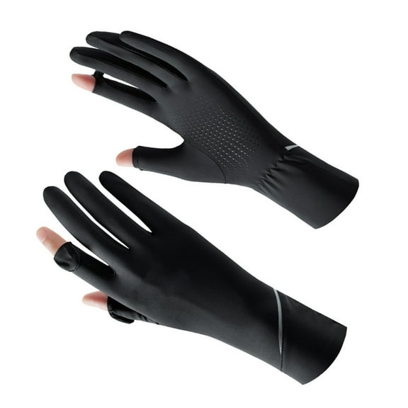 2pack High Elasticity Gloves Breathable Thin Touchscreens Mittens Driving Gloves for Outdoor Sports