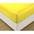 thumbnail image 1 of 400 Thread Count 100% Egyptian Cotton 3-Piece Fitted Sheet ( 1 Fitted Sheet + 2 Pillow Covers) 15 Inches Deep Pocket Size Solid Pattern, 1 of 5