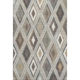 thumbnail image 2 of Addison Rugs Mayfield Premium Machine Washable Transitional Diamond Taupe Rectangle Rug, 3' x 5', 2 of 6