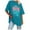 Navy, variant on TSADFHJI Peplum Tops for Women Women Oversized Loose Crew Neck Short Sleeve T Shirts Summer Tops Shirt Tops Women Printed Casual Tops Blouse Xl Green