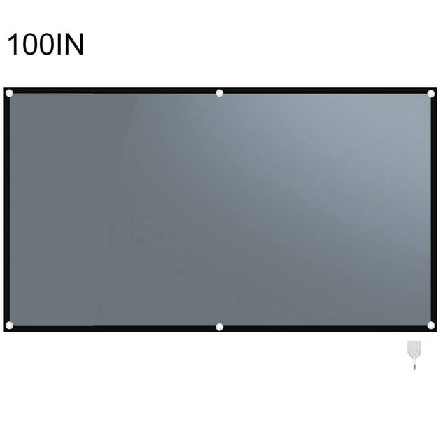 Metal Foldable Light-proof Projection Screen Easy To Fold Anti-light