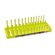 Hansen Global 6 Piece 3 Row Socket Tray Set - Hi-Viz Yellow