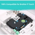 thumbnail image 7 of Compatible with Brother TZe Replacement Laminated with PT-D220/D210/H110/D200/D400/1280/D610BT & 100+ P-Touch Models, 7 of 7