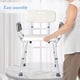 thumbnail image 3 of Silla de Playa para Exterior, Silla Reclinable para Playa con Capacidad de 350 lb, Silla de Ducha para Playa, 3 of 7