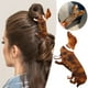 thumbnail image 1 of Pinza para el pelo de acetato con forma de salchicha de perro, 1 of 9