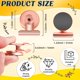 thumbnail image 2 of 6 Pack Fridge Magnets Clip Magnetic Clips Heavy Duty, Clips Magnets for Fridge, Strong Refrigerator Whiteboard Magnets Clips for Fridge, Whiteboard, Office, School, Kitchen(Rose Gold), 2 of 5
