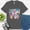 Asphalt, variant on Funky Soul T-Shirt, Retro Y2K Rainbow Boho Graphic Tee for Women, Maroon, L