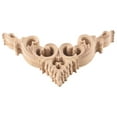 thumbnail image 3 of 4Pcs/Set Wood Carved Corner Onlay Applique Unpainted Frame Cupboard Cabinet Decal for Decoration 15cm, 3 of 10