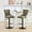 Olive Green, variant on Olive Green PU Barstools - 360° Rotation and Hand - made Details - Pub Environment - Comfortable and Stable Set
