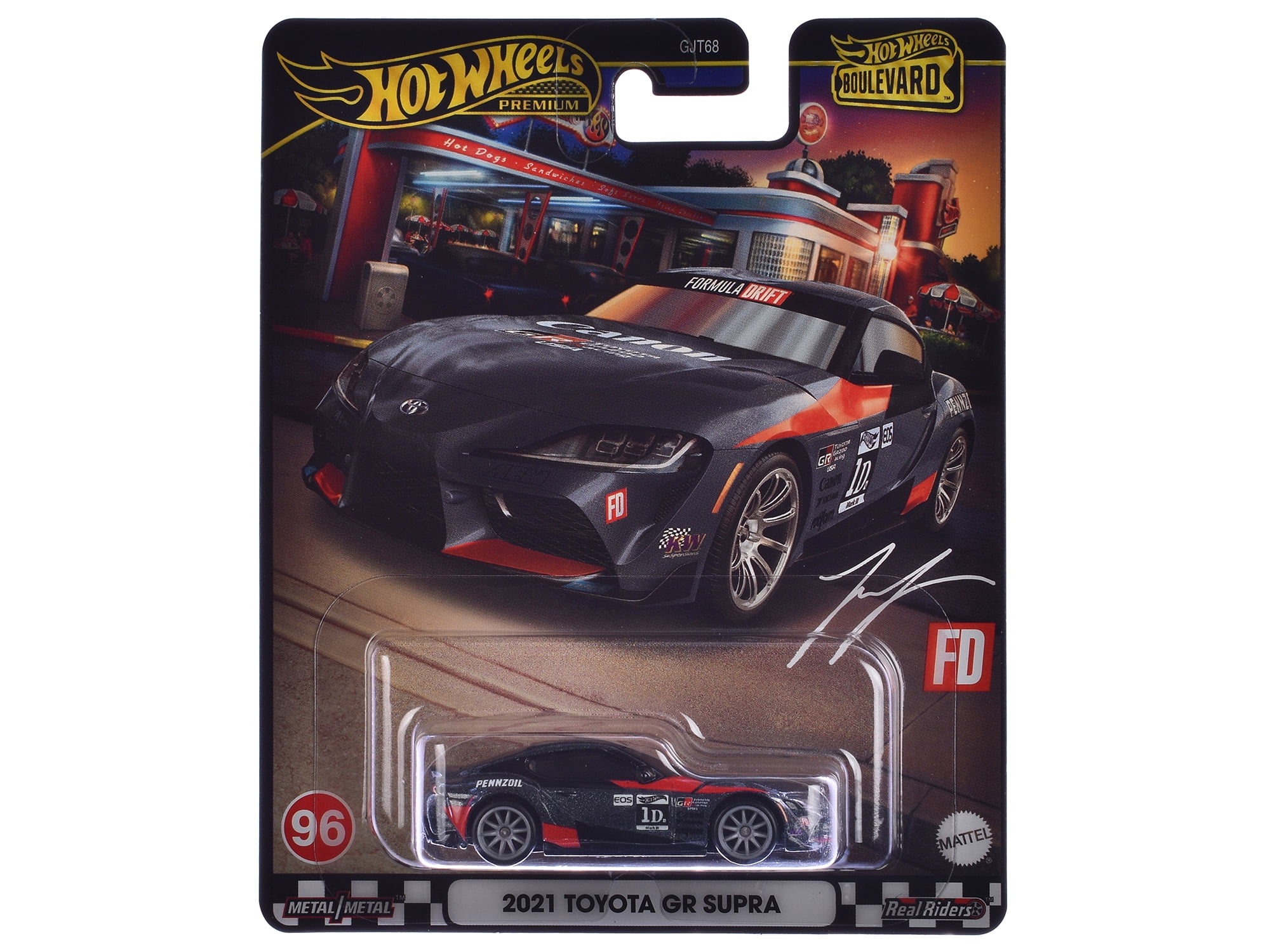 "Boulevard 96-100" 5 piece Set "Premium" 2024 Series Die Cast Model Cars by Hot Wheels