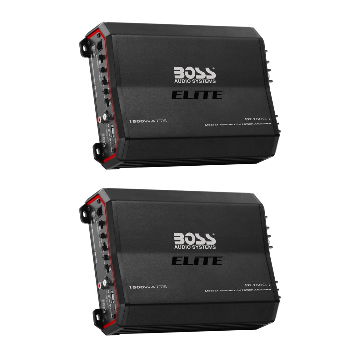 BOSS Audio BE1500.1 Elite 1500 Watt Mosfet Monoblock Power Amplifier (2