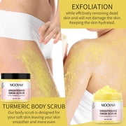 Mooyam 2 Pack Brightening Bikini Body Scrub with Turmeric Exfoliating Moisturizing & Glowing Scrub for Bikini Area, Even Skin Tone, 10.58 oz