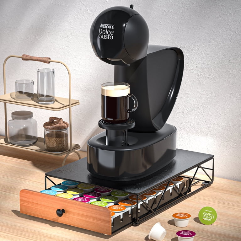 PODOfixとPODOSTRIPE スターターボックスセット Hfhome, Metal Coffee Pod Holder, Brown, 50-Capsule Capacity