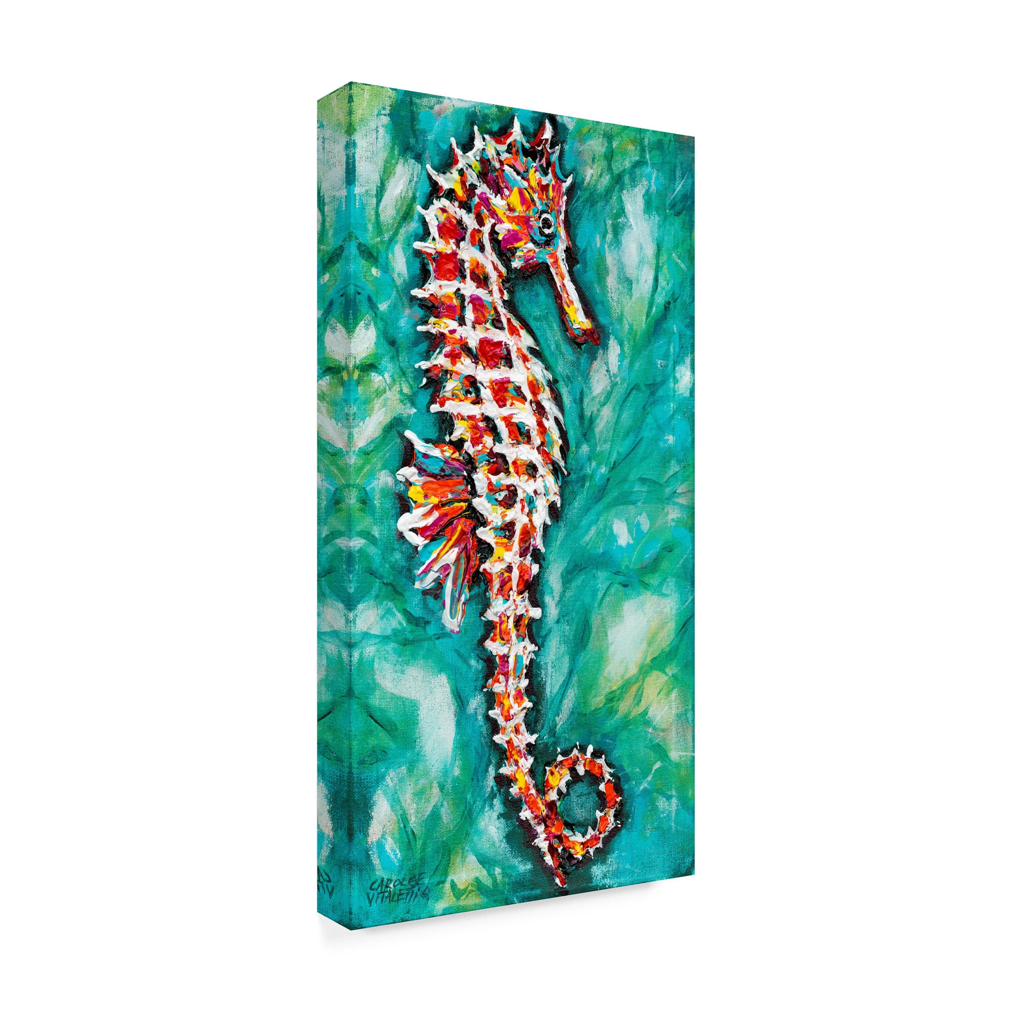 Trademark Fine Art 'Radiant Seahorse I' Canvas Art by Carolee Vitaletti