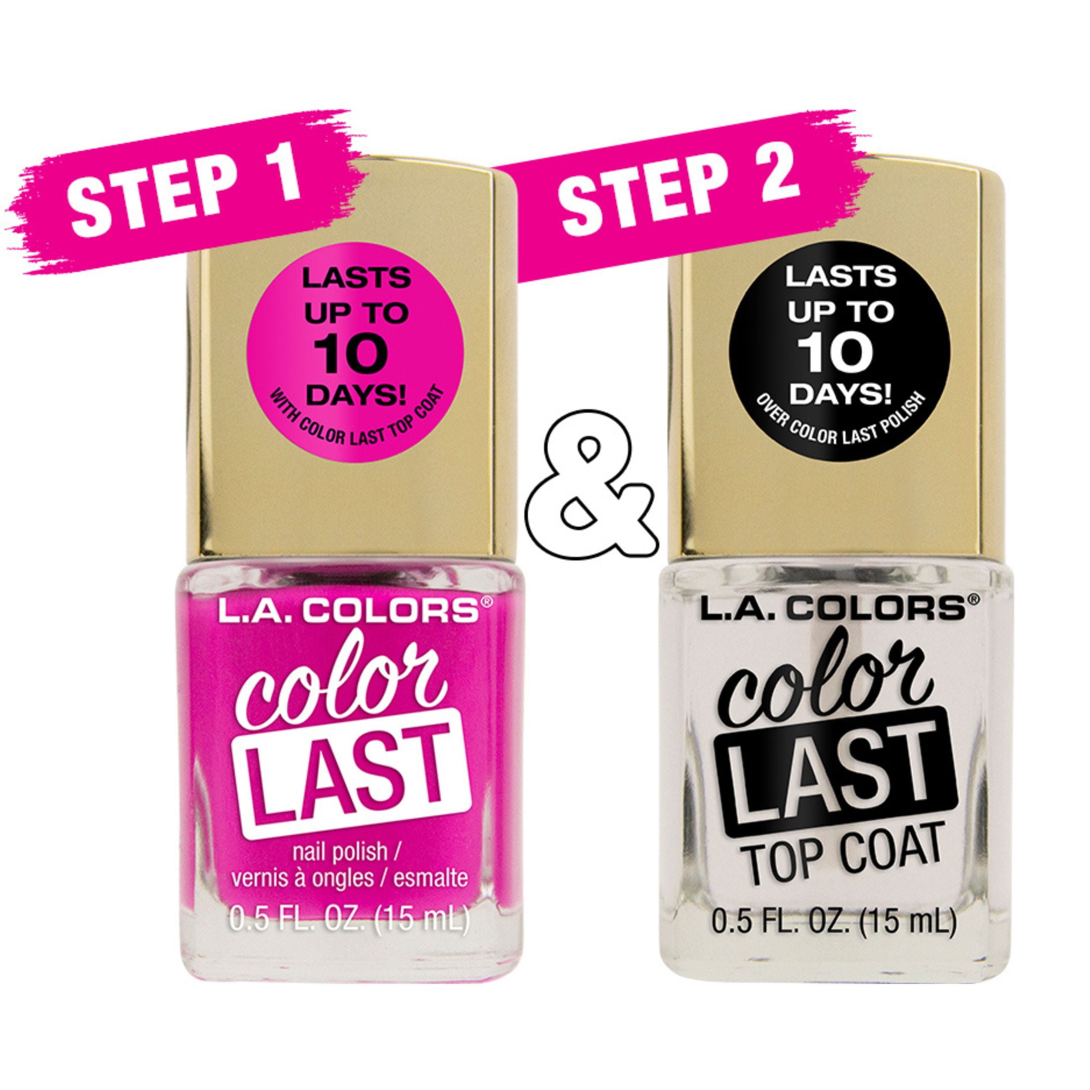 L.A. COLORS Color Last Nail Polish, Friendship, 0.5 fl oz