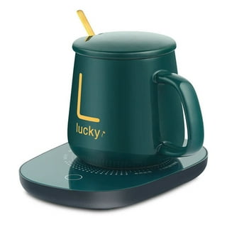 Self Heating Coffee Mug,12oz Heated Mug,Coffee Cup Warmer with Mug  Set,Electric 10W,USB Powered Mug Warmer,131℉ Beverage Cup Warmer for Desk  Home 